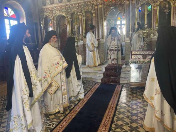 Μνημόσυνον διά τόν Θεσσαλονίκης ΑΝΘΙΜΟΝ εἰς Χίον